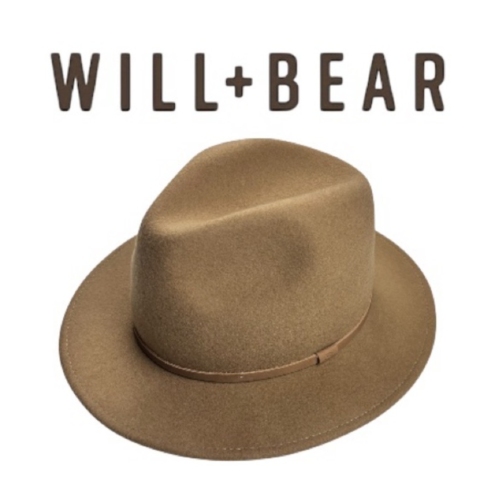 NWT Will+Bear William Oak Crushable Travel Hat LARGE